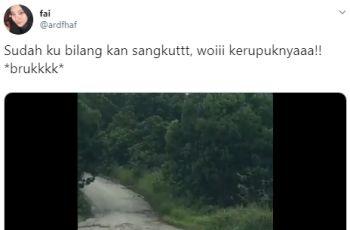 Video Perjuangan Penjual Kerupuk. (twitter.com/ardfhaf)