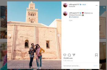 Raffi Ahmad dan Nagita Slavina liburan di Maroko. (Instagram/@raffinagita1717)