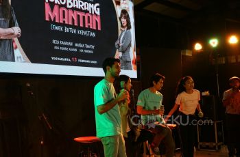 Cast film Toko Barang Mantan di FMM 2020. (Guideku/Arendya)