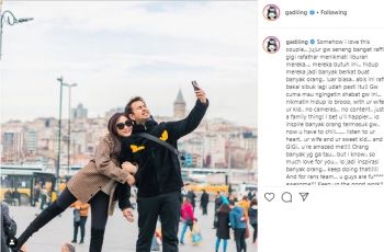 Pesan Gading Marten untuk Raffi dan Gigi. (instagram.com/gadiiing)
