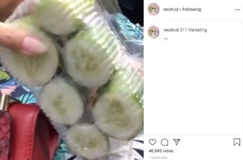 Beli Lotis Karena Kasihan dengan Penjual, Ibu Ini Kaget Waktu Lihat Isinya. (Instagram/@receh.id)