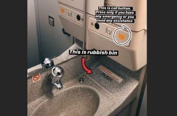 Panduan Menggunakan Toilet Pesawat (instagram.com/amirchewill)