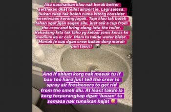 Panduan Menggunakan Toilet Pesawat (instagram.com/amirchewill)