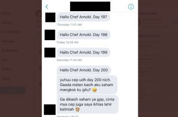 Chef Arnold Dapat DM Instagram Tiap Hari (twitter.com/ArnoldPoernomo)