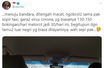 Supir Taksi Curhat ke Iwan Fals. (twitter.com/iwanfals)