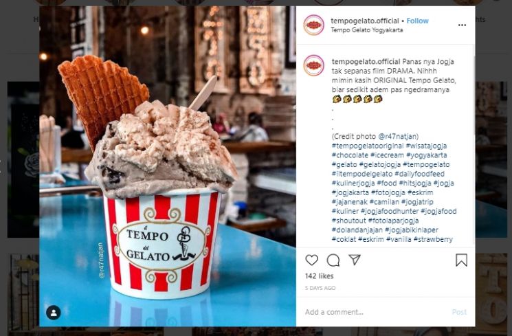 Tempo Gelato. (Instagram/@tempogelato.official)