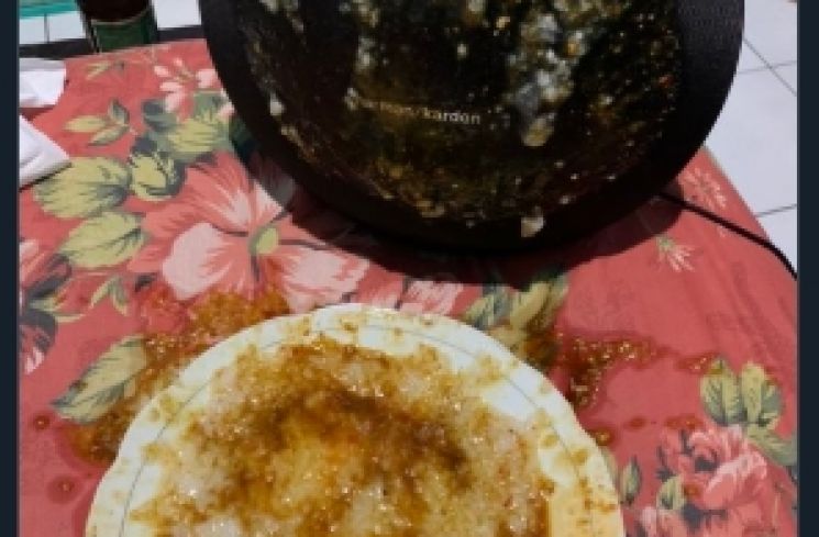 Speaker Harman Kardon Jadi Bubur, Netizen: Rasanya Makin Nendang Nggak Ya? (Twitter/@FOODFESS2)