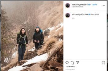 Nikita Willy di Pegunungan Himalaya (instagram.com/nikitawillyofficial94)