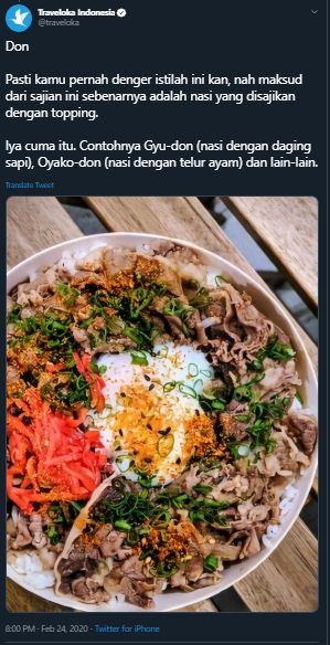 Jangan Katrok, Ini Kamus 'Japanese Food' yang Perlu Dipahami di Restoran. (Twitter/@traveloka)