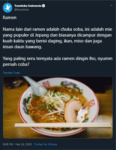 Jangan Katrok, Ini Kamus 'Japanese Food' yang Perlu Dipahami di Restoran. (Twitter/@traveloka)