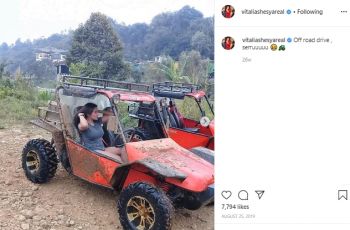 Potret liburan Vitalia Shesya. (Instagram/@vitaliashesyareal)