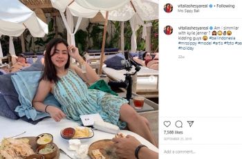 Potret liburan Vitalia Shesya. (Instagram/@vitaliashesyareal)