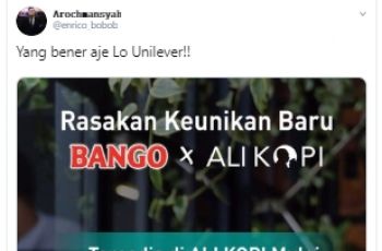 Sajian Kopi Campur Kecap. (twitter.com/enrico_bobob)