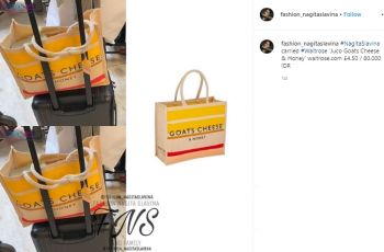 Harga Tas Liburan Nagita Slavina. (instagram.com/fashion_nagitaslavina)
