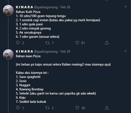 Bahan untuk membuat Pizza yang dimasak menggunakan rice cooker. (Twitter/@gadissgunung)