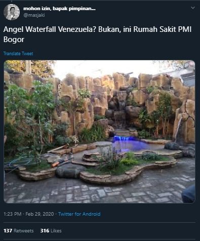 Ngakak, Ketika Wilayah di Indonesia Dipaksa Mirip Destinasi Mancanegara. (Twitter/@masjaki)