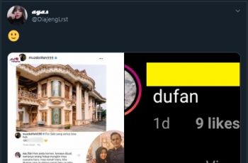 Duh Parah! Netizen Sebut Rumah Muzdalifah yang Dijual Mirip Dufan. (Twitter/@DiajengLrst)