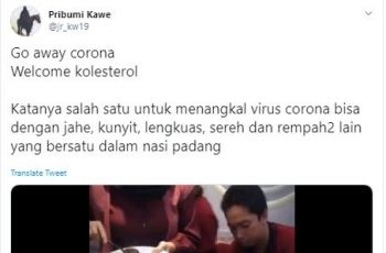 Nasi Padang Cegah Corona (twitter.com/jr_kw19)