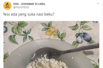 Penampakan Kreasi Nasi Beku. (twitter.com/foodfess2)