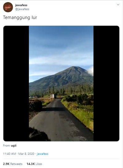 Spot Cantik di Temanggung. (twitter.com/jawafess)