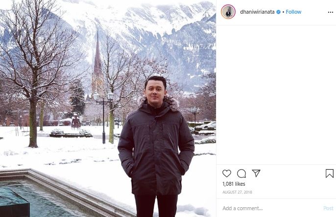 Gaya liburan ajudan ganteng Prabowo Subianto. (Instagram/@dhaniwirianata)