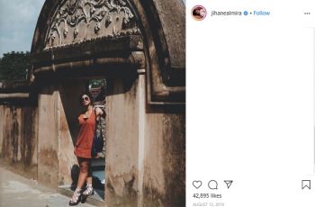 Gaya liburan artis dan Puteri Indonesia Pariwisata 2020, Jihane Almira. (Instagram/@jihanealmira)