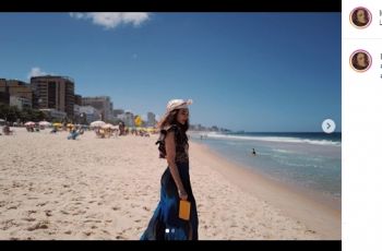 Luna Maya Pose Cantik di Pantai Brazil, Netizen: Mirip Suzzana. (instagram.com/lunamaya)