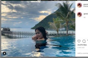 Gracia Indri di Labuan Bajo (instagram.com/graciaz14)