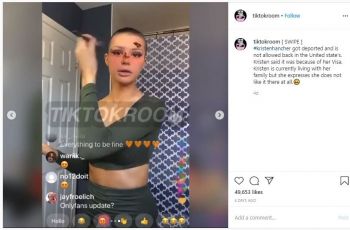 Influencer Tak Bisa Masuk Amerika Karena Kehabisan Visa (instagram.com/tiktokroom)