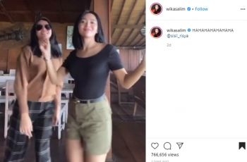Joget di Rumah Makan, Wika Salim Tersipu Malu Dipuji Netizen Begini. (Instagram/@wikasalim)