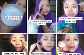 Ngeri-Ngeri Sedap, Tutorial Dandan Pakai Bahan Makanan Bikin Geleng Kepala