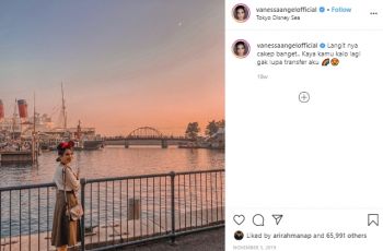 Potret liburan Vanessa Angel sebelum tersandung kasus narkoba. (Instagram/@vanessaangelofficial)