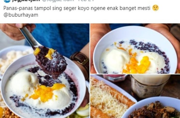Bubur Hayam Manggo. (Twitter/@buburhayam)