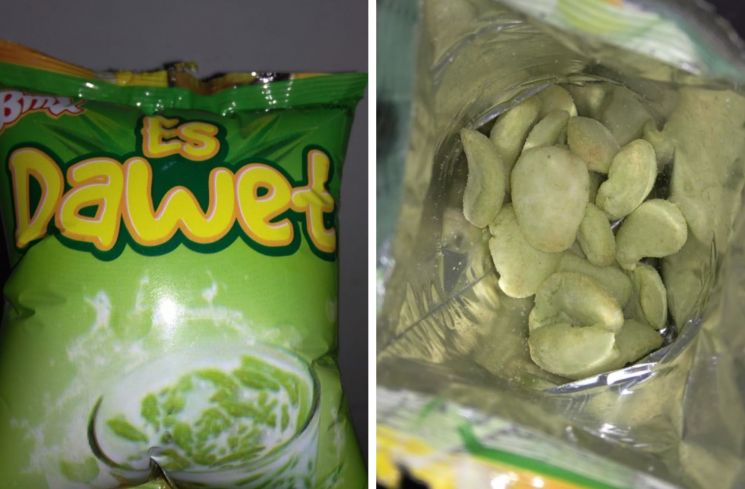 Kreasi Keripik Es Dawet, Netizen: Santannya Mana?. (twitter.com/foodfess2)