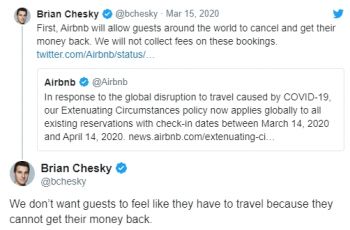 Airbnb Buat Kebijakan Pembatalan dan Refund Baru Terkait Wabah Virus Corona. (Twitter/@bcshesky)