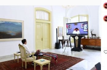 Jokowi Serukan Kerja di Rumah, Markobar Nyelonong di Kolom Komentar. (instagram.com/Jokowi)