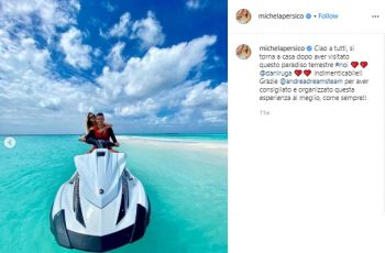Gaya Liburan Romantis Michela Persico dan Daniele Rugani. (instagram.com/michelapersico)
