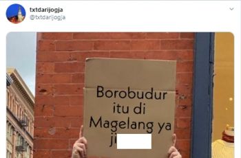 Borobudur Terletak di Magelang, Fakta Ini Bikin Netizen Curhat Berjamaah. (twitter.com/txtdarijogja)