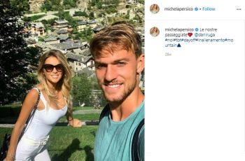 Gaya Liburan Romantis Michela Persico dan Daniele Rugani. (instagram.com/michelapersico)