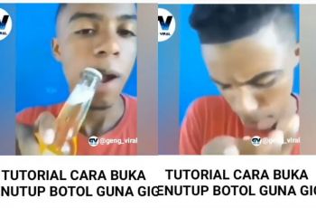 Tutorial Buka Tutup Botol (instagram.com/geng_viral)