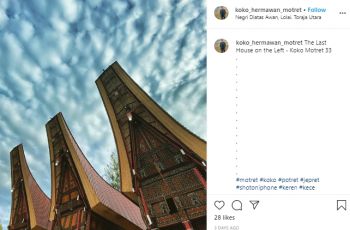 Puncak Lolai di Toraja, destinasi wisata yang pernah dikunjungi Ibunda Jokowi. (Instagram/@koko_hermawan_motret)