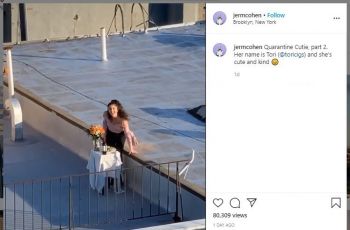 Lagi Social Distancing, Pria Ini Sukses Ajak Kencan Gebetan (instagram.com/jermcohen)