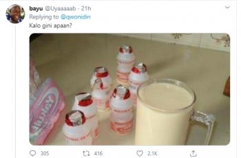 Perdebatan Cara Minum Yakult, Kamu Tim Mana?. (twitter.com/qwonidin)