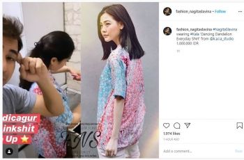 Nagita Slavina Masak Pakai Baju 1 Juta (instagram.com/fashion_nagitaslavina)