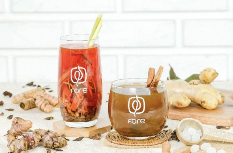 Wedang Uwuh dan Temulawak Rempah dari (Dok. Fore Coffee)