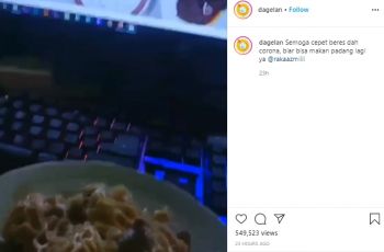 Disangka Makan Nasi Padang Sungguhan, Ending Video Ini Ternyata Ngenes Banget. (Instagram/@dagelan)