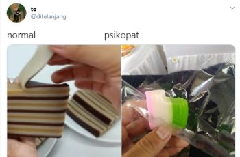 Cara Makan Kue Lapis. (twitter.com/ditelanjangi)