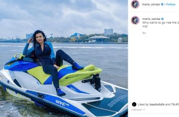 Dituduh Operasi, Begini Gaya Liburan Presenter Seksi Maria Vania. (Instagram/@maria_vaniaa)