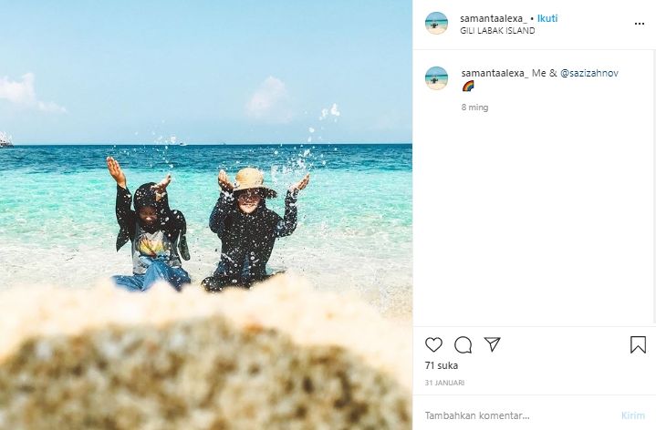 Gili Labak, Wisata Surgawi yang Wajib Dikunjungi Usai Pandemi Virus Corona. (Instagram/@samantaaleza