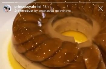 Bikin Suami Kesengsem, Syahrini Kenalkan Pudding Stay At Home. (Instagram/@princessyahrini)